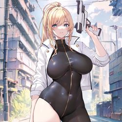 This is a pixiv picture whose title is Samus.
