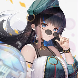 This is a pixiv picture whose title is 雨神.