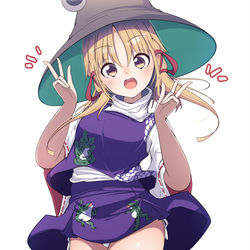This is a pixiv picture whose title is 諏訪子ちゃん✌🐸✌.