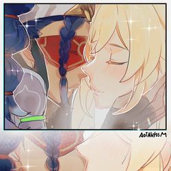 This is a pixiv picture whose title is Jeht & Lumine #2.