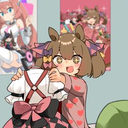 This is a pixiv picture whose title is 明日がG1初出走のスマートファルコン！！.