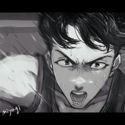 This is a pixiv picture whose title is 宮城リョータ.