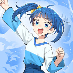 This is a pixiv picture whose title is ひ～ろ～が～る.