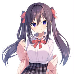 This is a pixiv picture whose title is 女子高生ちゃん.