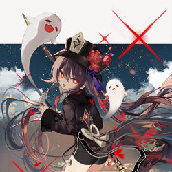 This is a pixiv picture whose title is 胡桃【原神】.