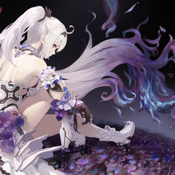 This is a pixiv picture whose title is 终焉之华.