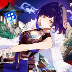 This is a pixiv picture whose title is 夜兰.