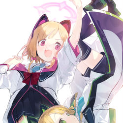 This is a pixiv picture whose title is モモイ ミドリ.