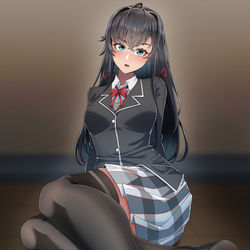 This is a pixiv picture whose title is 雪之下雪乃（commission）.