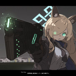 This is a pixiv picture whose title is 携帯型心理診断鎮圧執行システム.