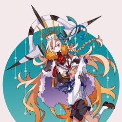 This is a pixiv picture whose title is 泣き虫マリーンと大統領.
