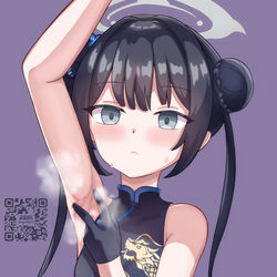 This is a pixiv picture whose title is キサキのわきを味わいたい.