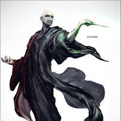 This is a pixiv picture whose title is ヴォルデモート卿.