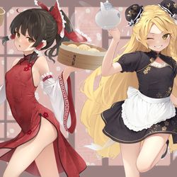 This is a pixiv picture whose title is チャイナ服れいまり.