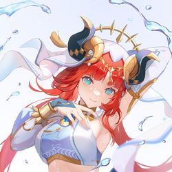 This is a pixiv picture whose title is 妮露同人.