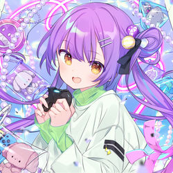 This is a pixiv picture whose title is 日ノ森あんず生誕５周年イラスト.