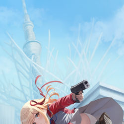 This is a pixiv picture whose title is 錦木千束.
