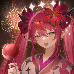 This is a pixiv picture whose title is IRyS kimono.