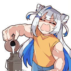 This is a pixiv picture whose title is Kick Back!.