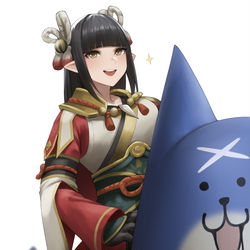 This is a pixiv picture whose title is モンハンライズDLC.