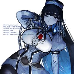 This is a pixiv picture whose title is 【skeb】アッシュアームズのme262シュヴァルベ.