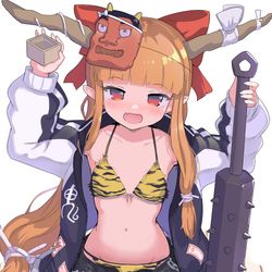 This is a pixiv picture whose title is 萃香（普）※おまけつき.