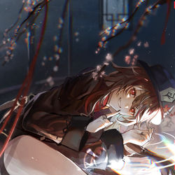 This is a pixiv picture whose title is 胡桃.