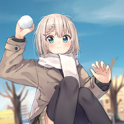 This is a pixiv picture whose title is 「ぐぅ、投げったね！」.
