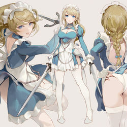 This is a pixiv picture whose title is Elena | Maid Master.