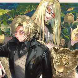 This is a pixiv picture whose title is 7章主従.