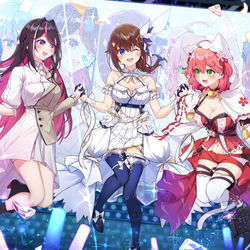 This is a pixiv picture whose title is Hololive 0th gen.