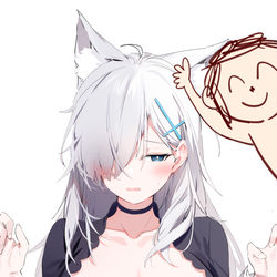 This is a pixiv picture whose title is シロコ.