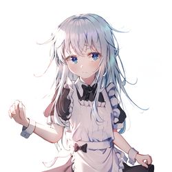 This is a pixiv picture whose title is メイド.