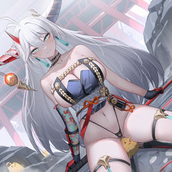This is a pixiv picture whose title is 白龍.