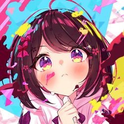 This is a pixiv picture whose title is 片思いのバレンタイン.