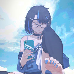 This is a pixiv picture whose title is Skeb Vtuber OC ルイーズちゃん　ギガサイズ　全体公.