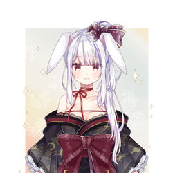 This is a pixiv picture whose title is 丸餅つきみちゃん新衣装🍡.