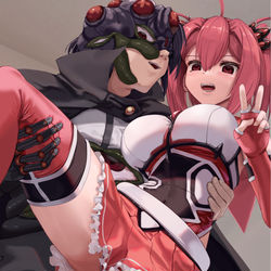 This is a pixiv picture whose title is 催眠寝取られ.