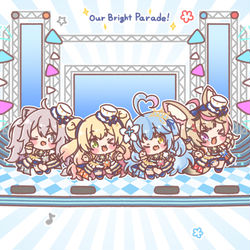This is a pixiv picture whose title is ねぽらぼOur Bright Parade！.