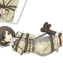 This is a pixiv picture whose title is 〔skeb〕サードリコリス捕縛.