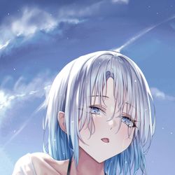 This is a pixiv picture whose title is 濡れてしまった.