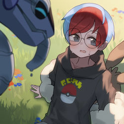 This is a pixiv picture whose title is ペロペロされるボタンちゃん.