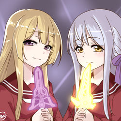 This is a pixiv picture whose title is フィエルボワとエゼルリング…たかなほのペンラが….