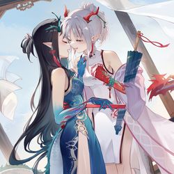 This is a pixiv picture whose title is 今夕是何年.