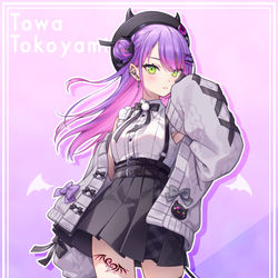 This is a pixiv picture whose title is トワ様👾.