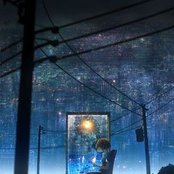 This is a pixiv picture whose title is ダイバー.