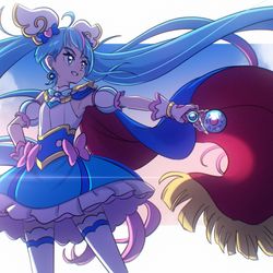 This is a pixiv picture whose title is キュアスカイ.
