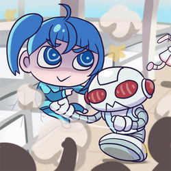 This is a pixiv picture whose title is 戦闘狂.