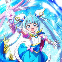 This is a pixiv picture whose title is キュアスカイ登場！.