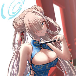 This is a pixiv picture whose title is アスナ🧧👗.